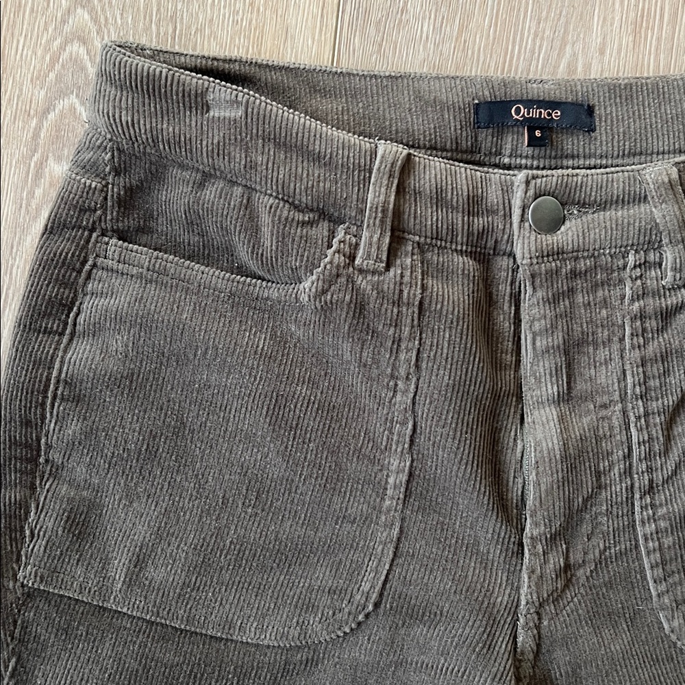 Organic Stretch Corduroy Flare Pants. Sz 6